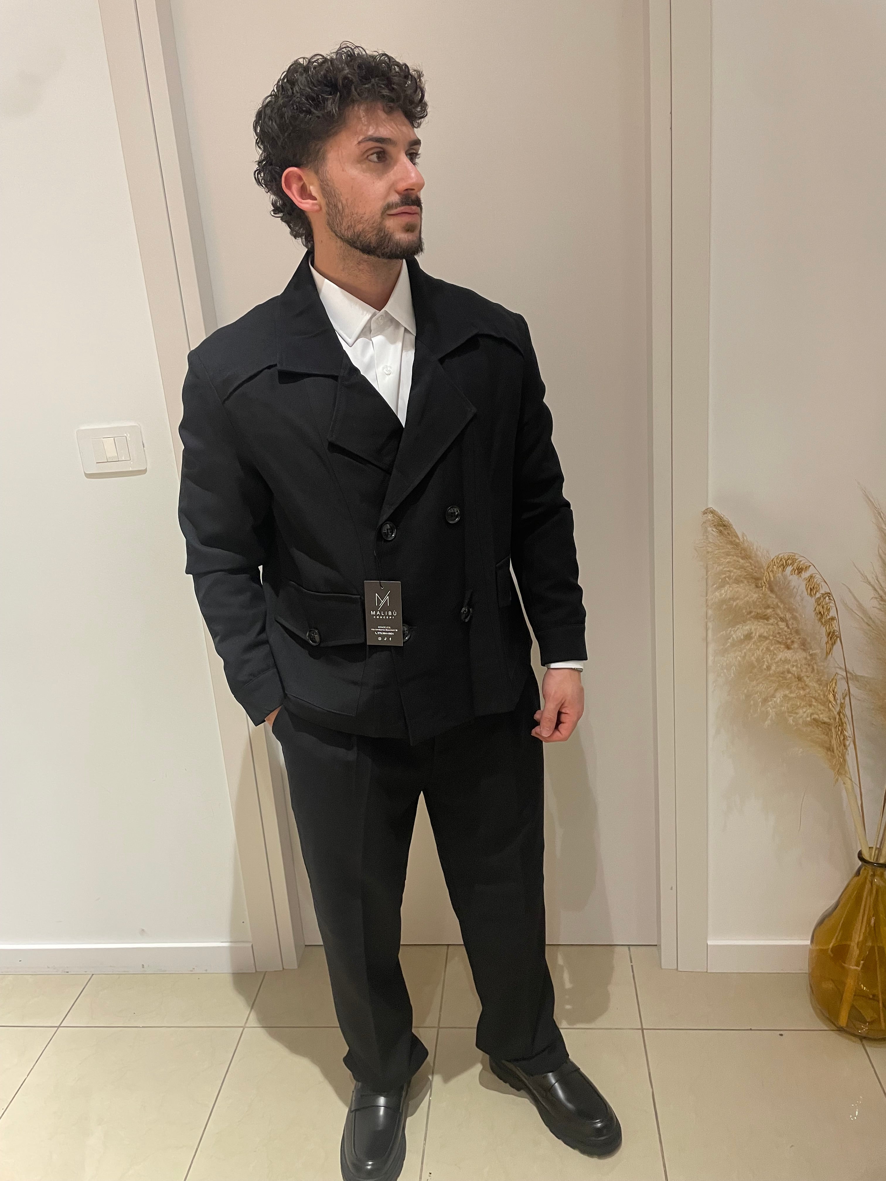 ABITO DOPPIO PETTO CROPPED