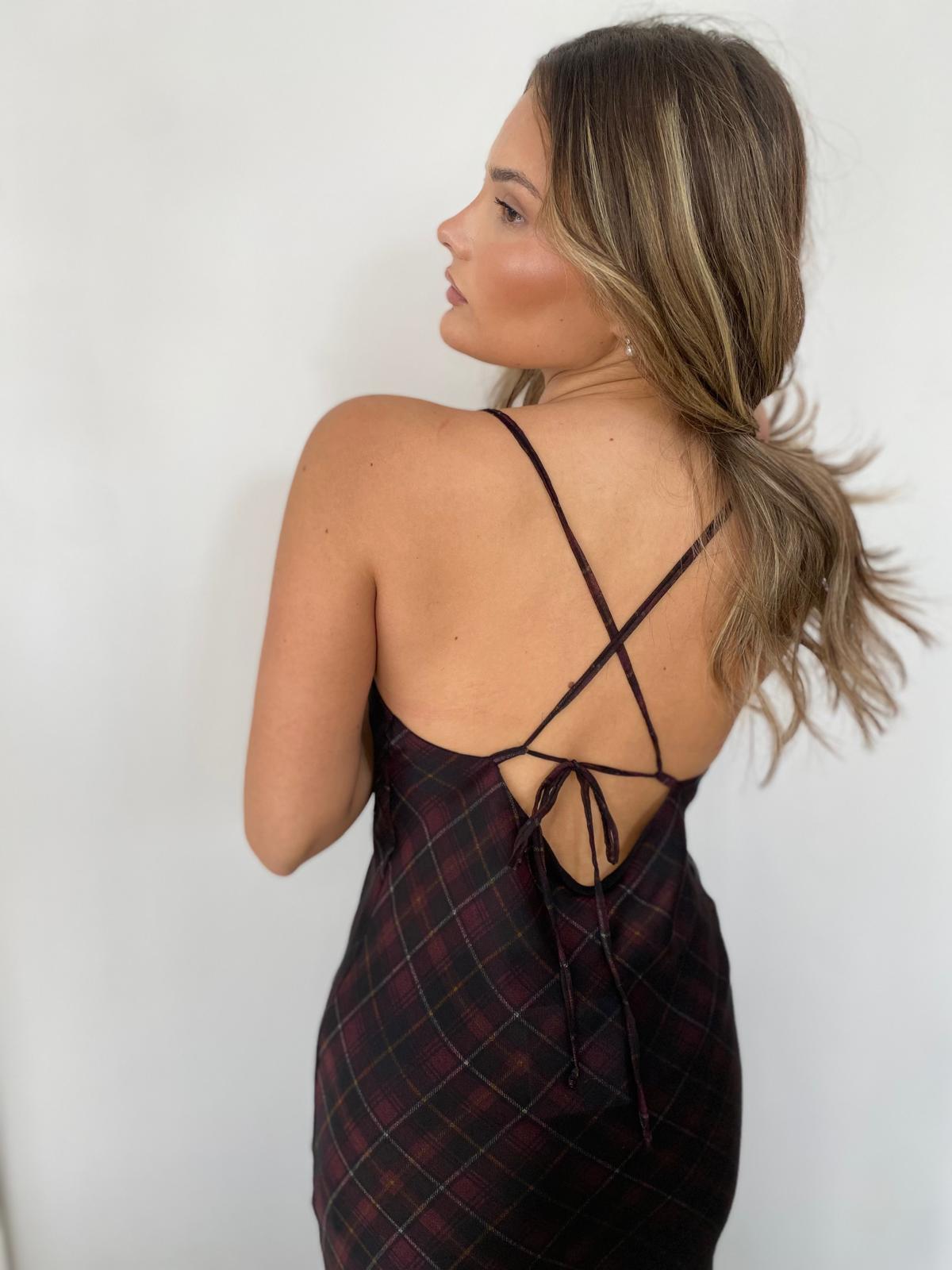 VESTITO A QUADRI LUMINA